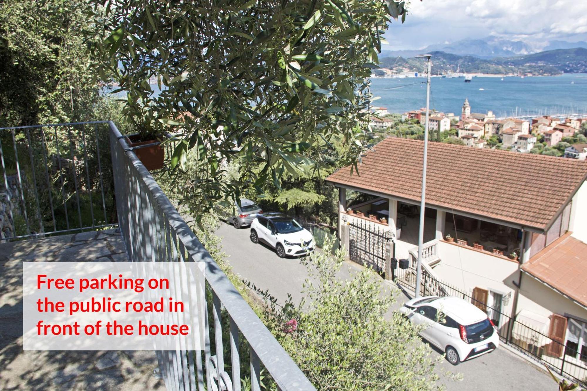 La Terrazza Con L'Ulivo - Guesthouse Con Terrazza E Vista Sul Golfo Dei Poeti La Spezia Exterior foto